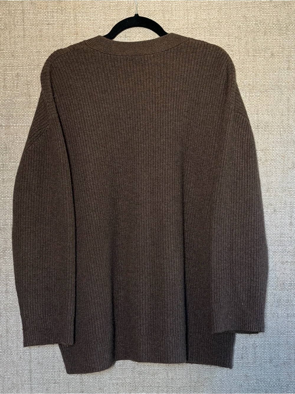 Quince Mongolian Cashmere Oversized Boyfriend Cardigan Excellent Condition - Picture 2 of 3